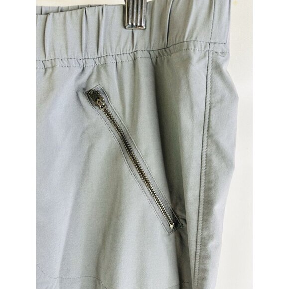 Athleta Aspire Pull On Zip Pocket Ankle Pants Joggers Gray - Picture 3 of 10